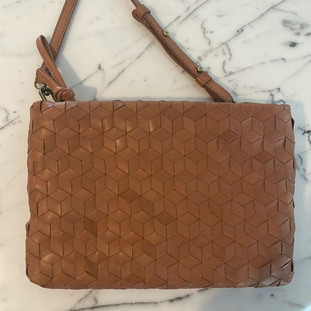The Puff Woven Crossbody Bag